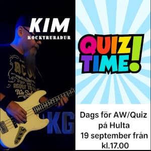 Livemusik med Kim hos Safeteam på On Air i Göteborg 23 Hulta quiz o trub 300 Quiz på Hulta Golfklubb
